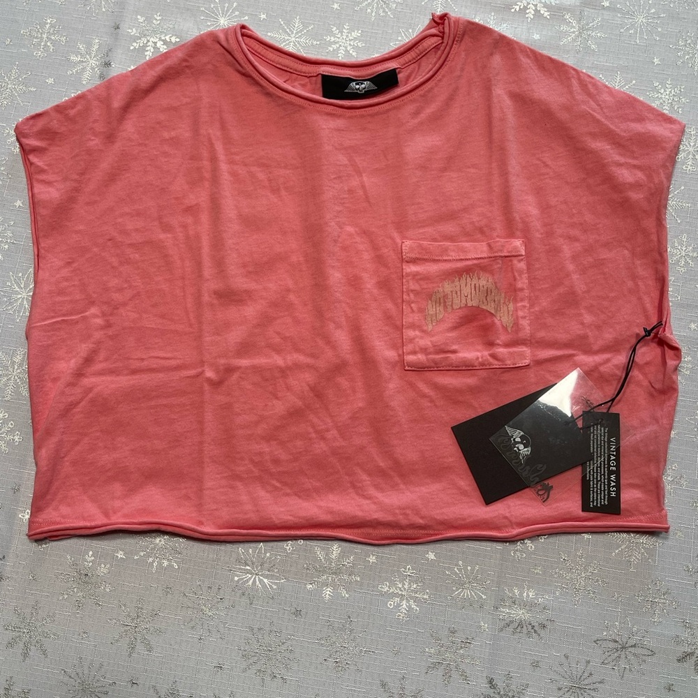 Pink Crop Top